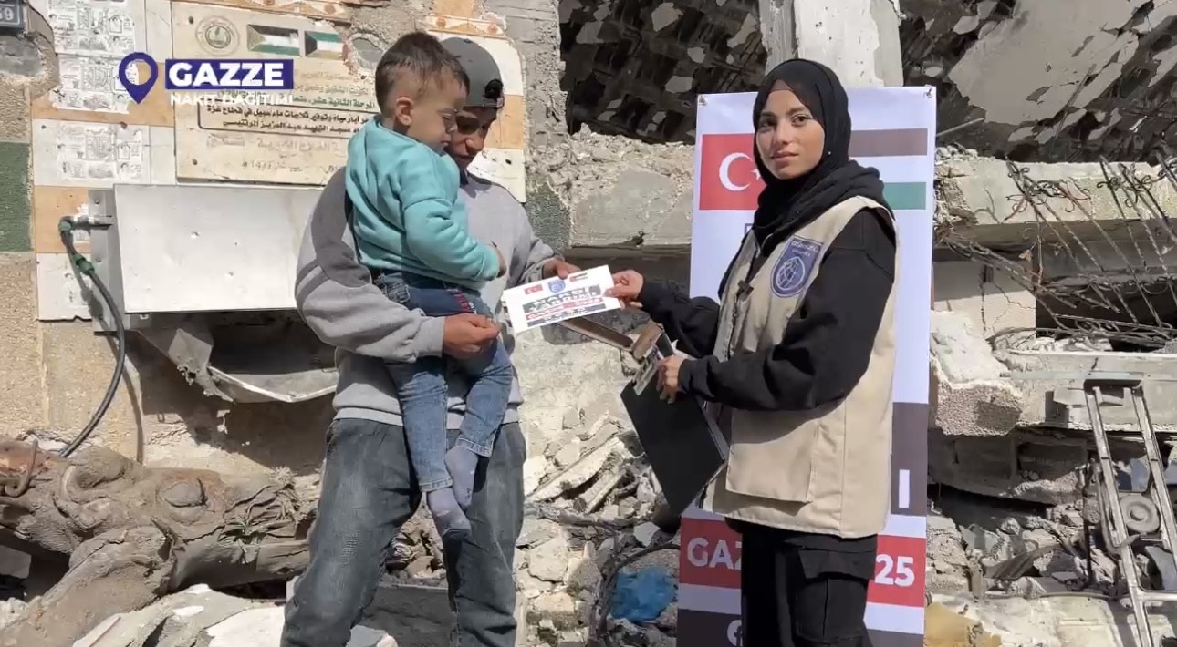 GAZZE 2025 RAMAZAN İFTAR VE NAKTİ YARDIM DAĞITIM